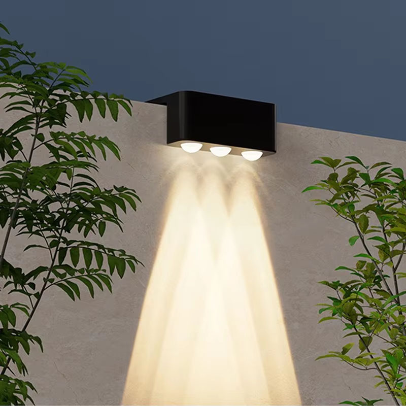 Waterproof Junction Box Solar - 1/2/4 Piezas Lámpara Solar de Pared
