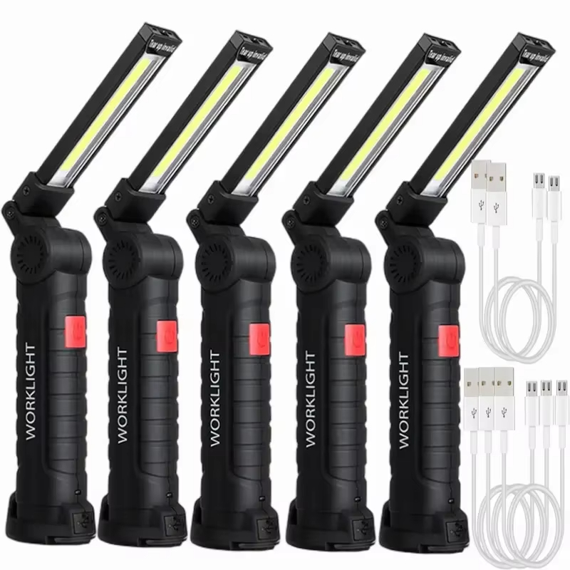 Renewable Energy Battery - Linterna LED COB portátil, luz de