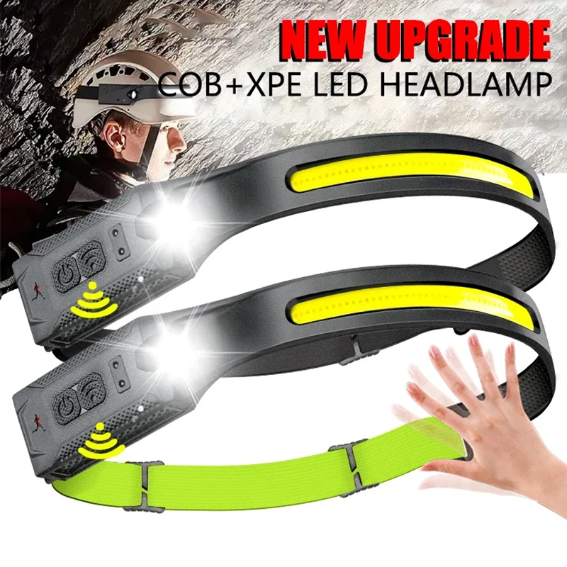 Renewable Energy Battery - Linterna frontal LED recargable por USB,