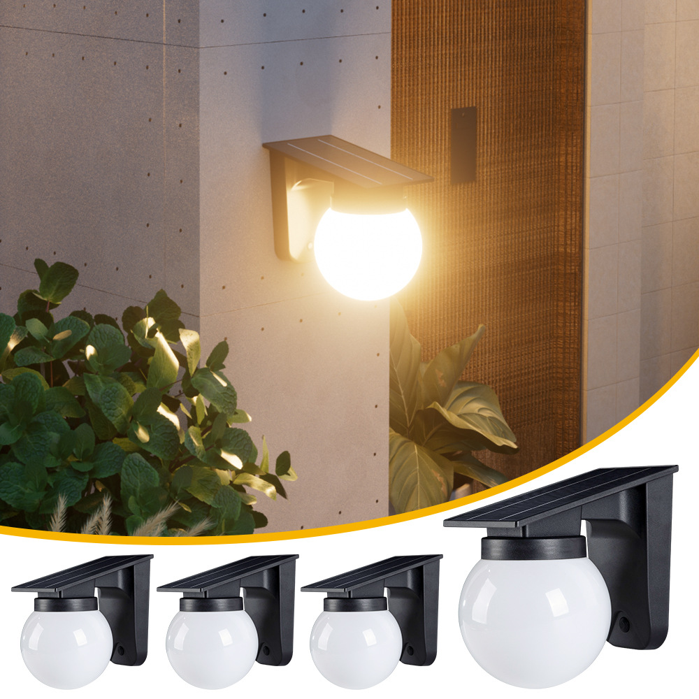 Waterproof Junction Box Solar - Luces de pared de esfera Solar