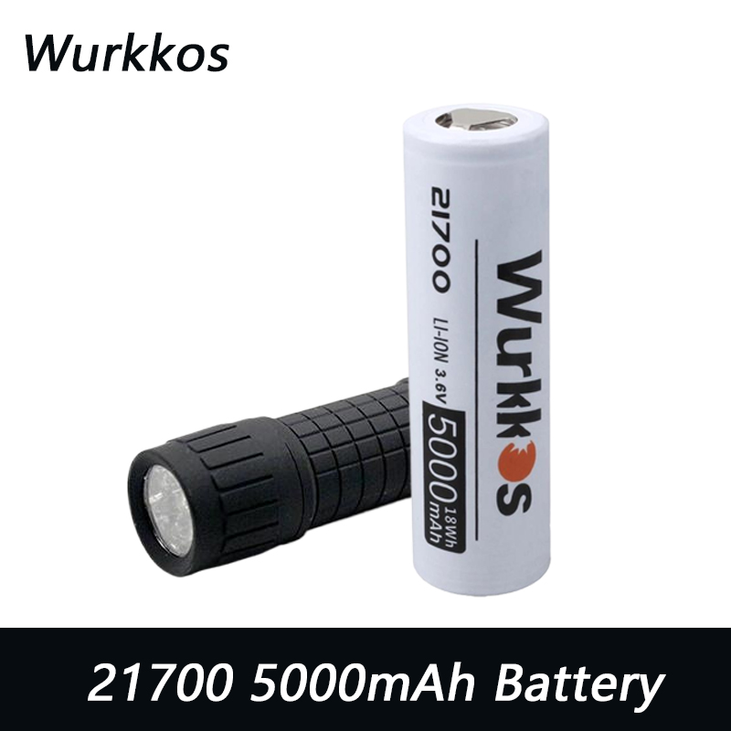 Renewable Energy Battery - Wurkkos 21700 5000mAh Batería de litio
