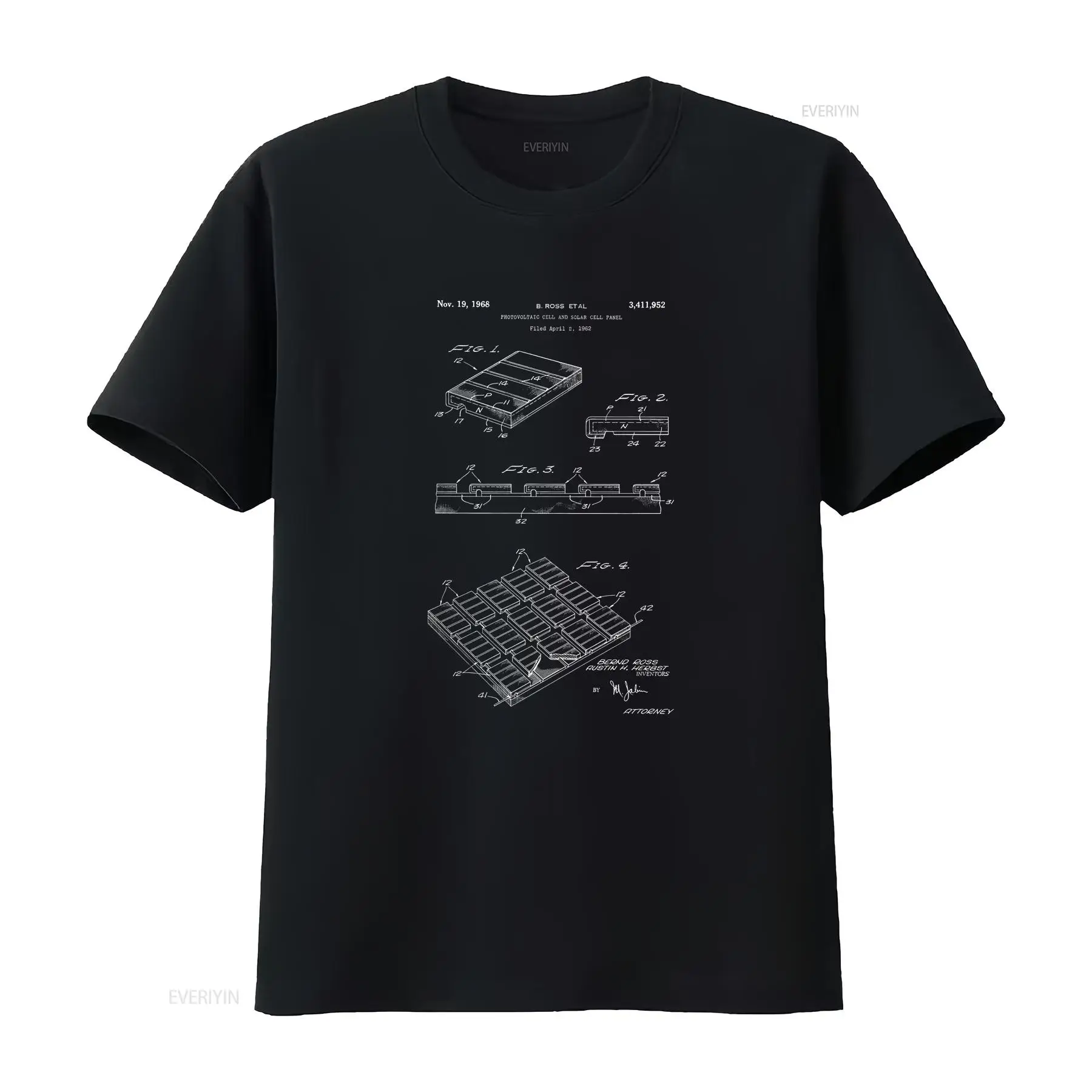 Renewable Energy Graphics - Camiseta con diseño de panel solar,