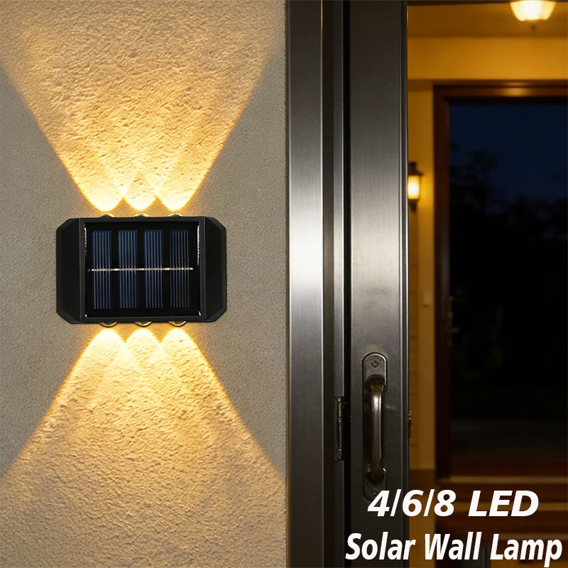 Waterproof Junction Box Solar - Lámpara Solar LED para Exteriores de