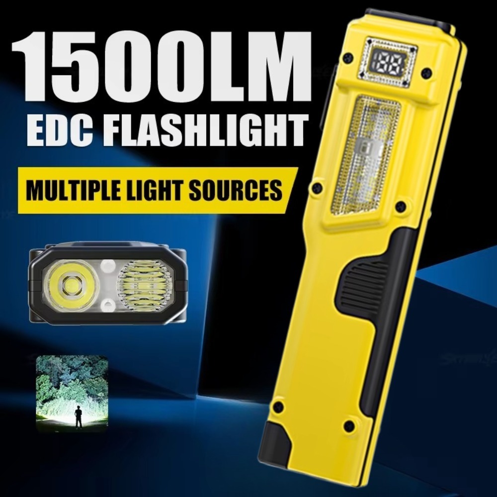 Renewable Energy Battery - Linterna LED Recargable Ultrafina EDC con