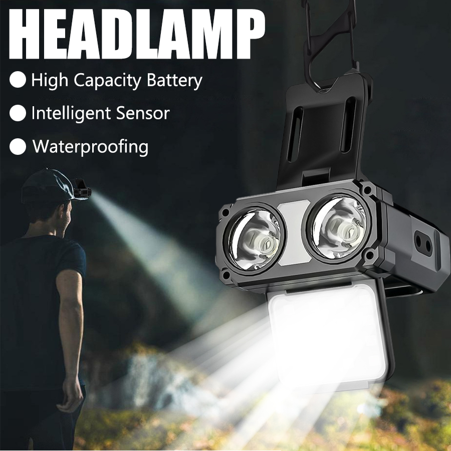 Renewable Energy Battery - Sensor COB LED faro tapa Clip