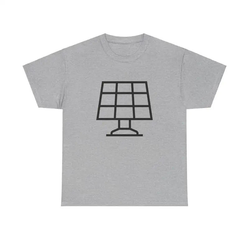 Renewable Energy Graphics - Camiseta sencilla con gráfico de panel