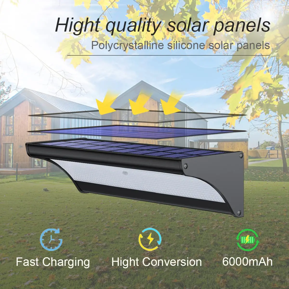 Luz Solar de pared para exteri - Waterproof Junction Box Solar reseña y precio