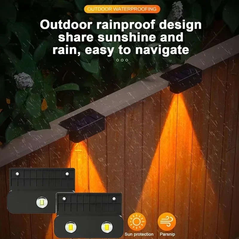 1/2/4 Piezas Lámpara Solar de  - Waterproof Junction Box Solar reseña y precio