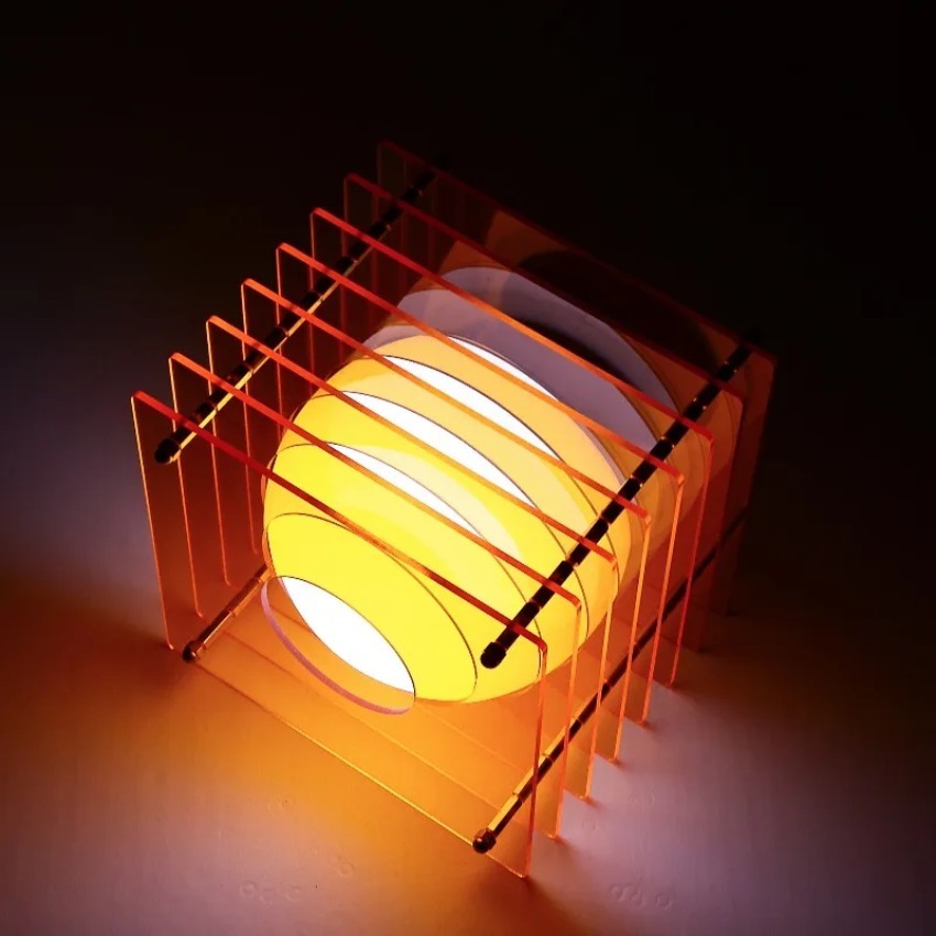 Lámpara de acrílico DIY de mil - Renewable Energy Battery reseña y precio