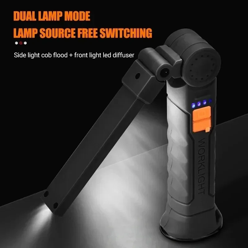 Linterna LED COB portátil, luz - Renewable Energy Battery reseña y precio