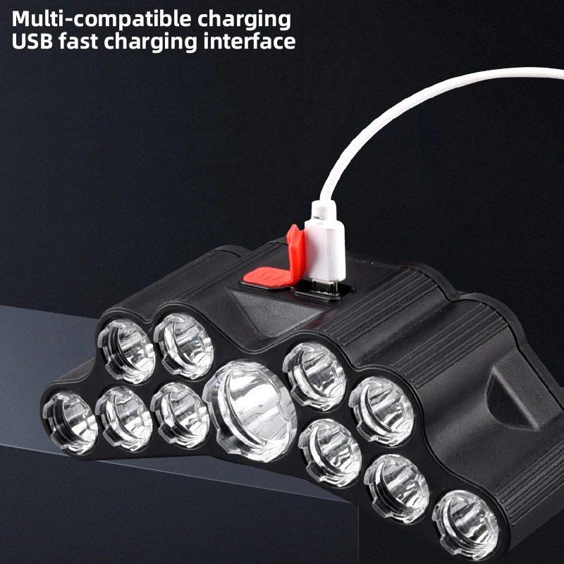 Linterna frontal de 11 LED, lá - Renewable Energy Battery reseña y precio