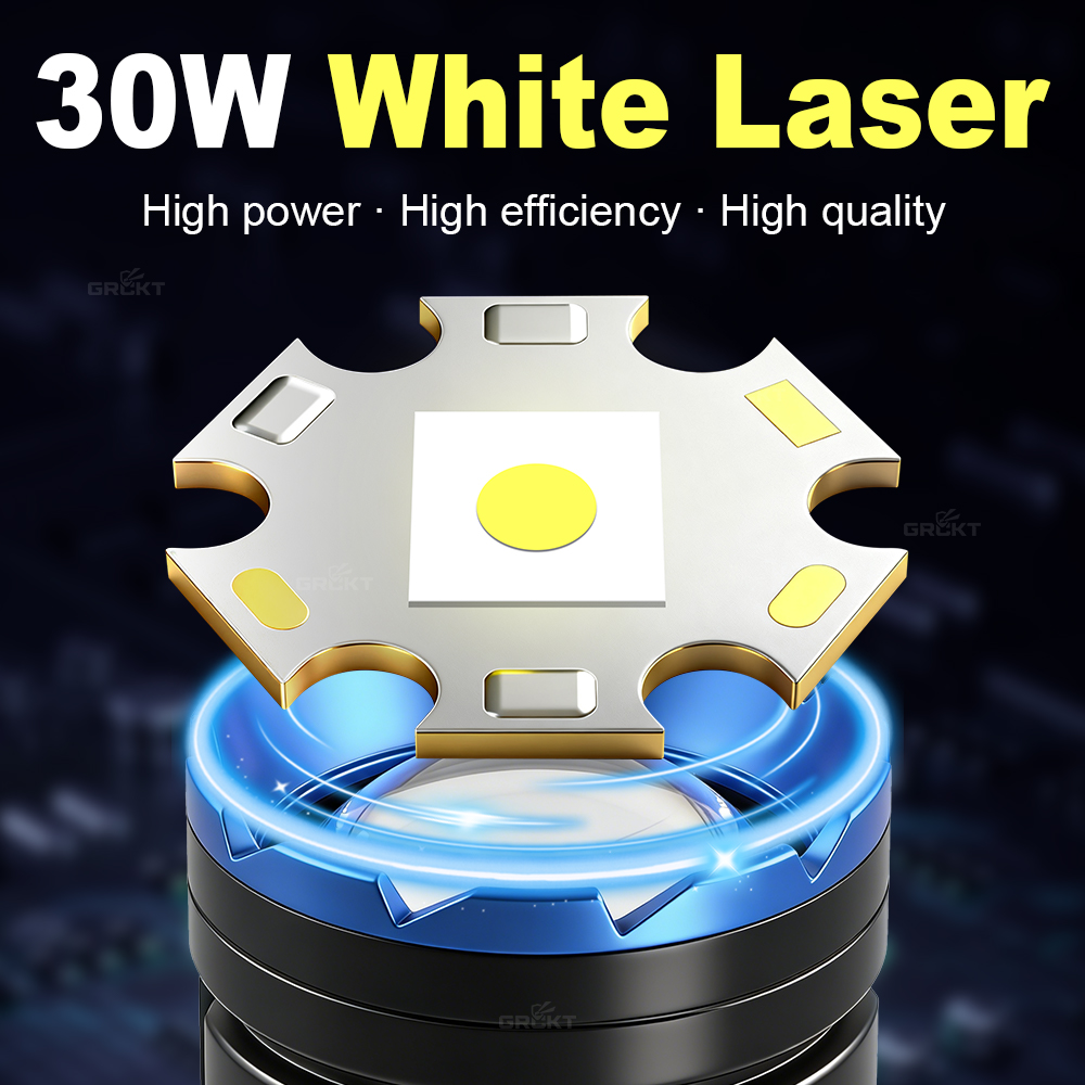 Linterna de camping con láser  - Renewable Energy Battery reseña y precio