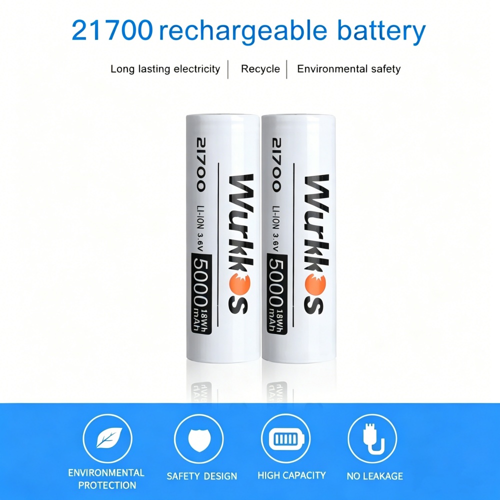 Wurkkos 21700 5000mAh Batería  - Renewable Energy Battery reseña y precio