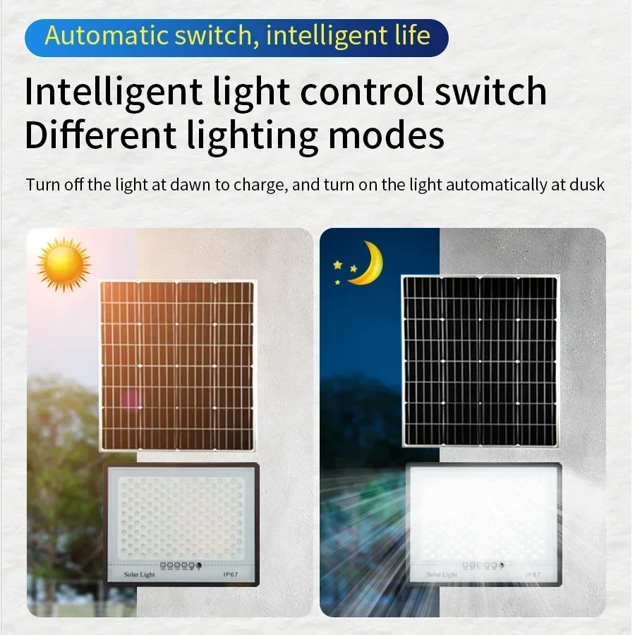 Luces solares de 500W para ext - Waterproof Junction Box Solar reseña y precio