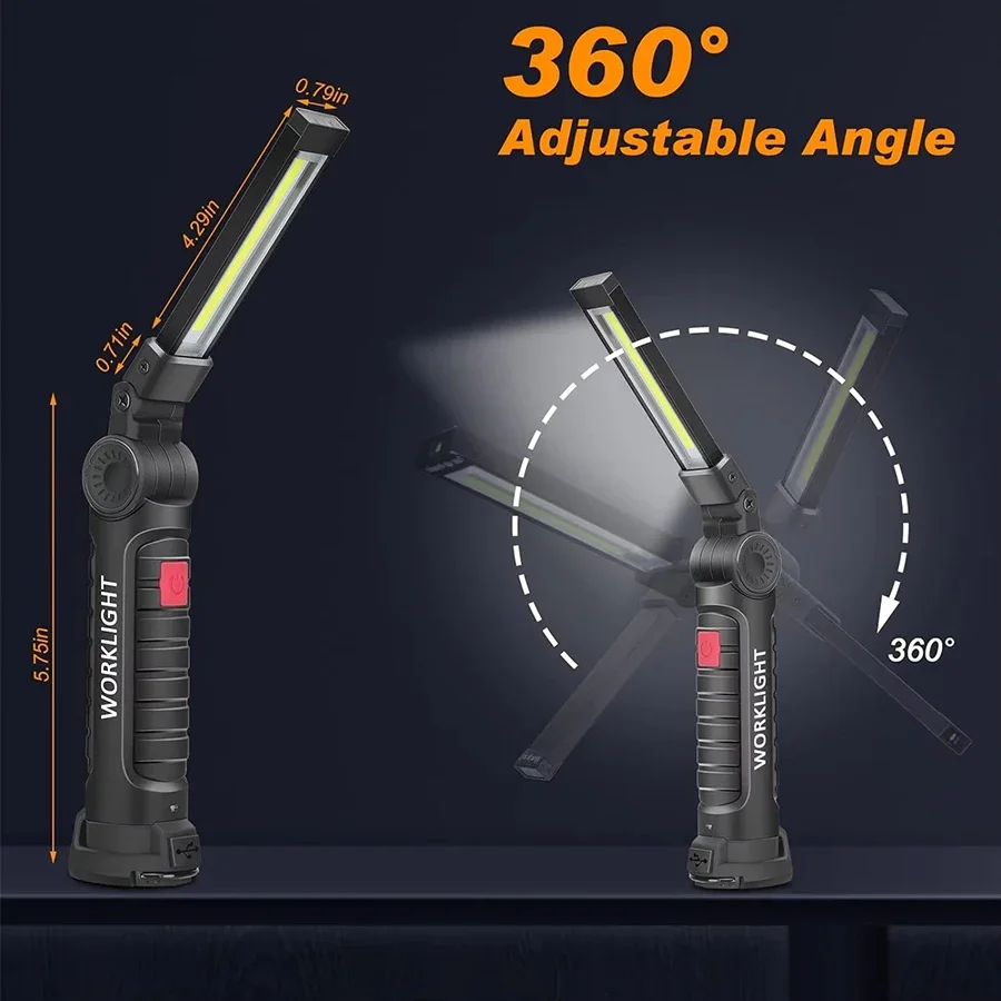 Nueva Linterna LED COB Portáti - Renewable Energy Battery reseña y precio